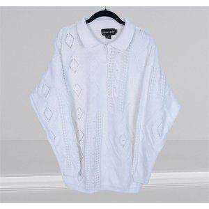 Pierre Cardin Size M White Sweater